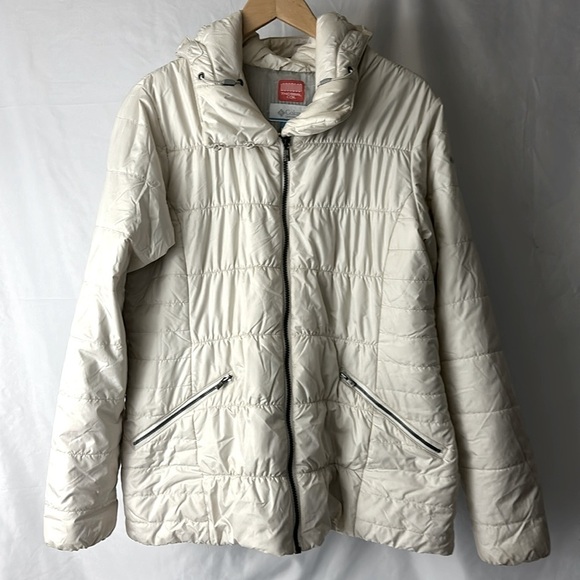 Columbia Jackets & Blazers - Women’s Large Columbia Puffer Jacket  | Cream White;Thermal Coil;Water Resistant